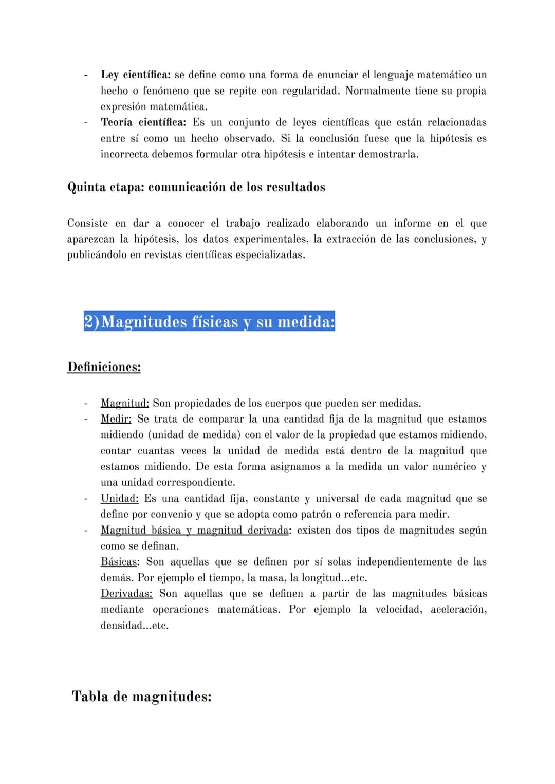 # 1) EL MÉTODO CIENTÍFICO:

Se trata de un conjunto de procedimientos que emplean los científicos en su
trabajo para obtener nuevos conocimi