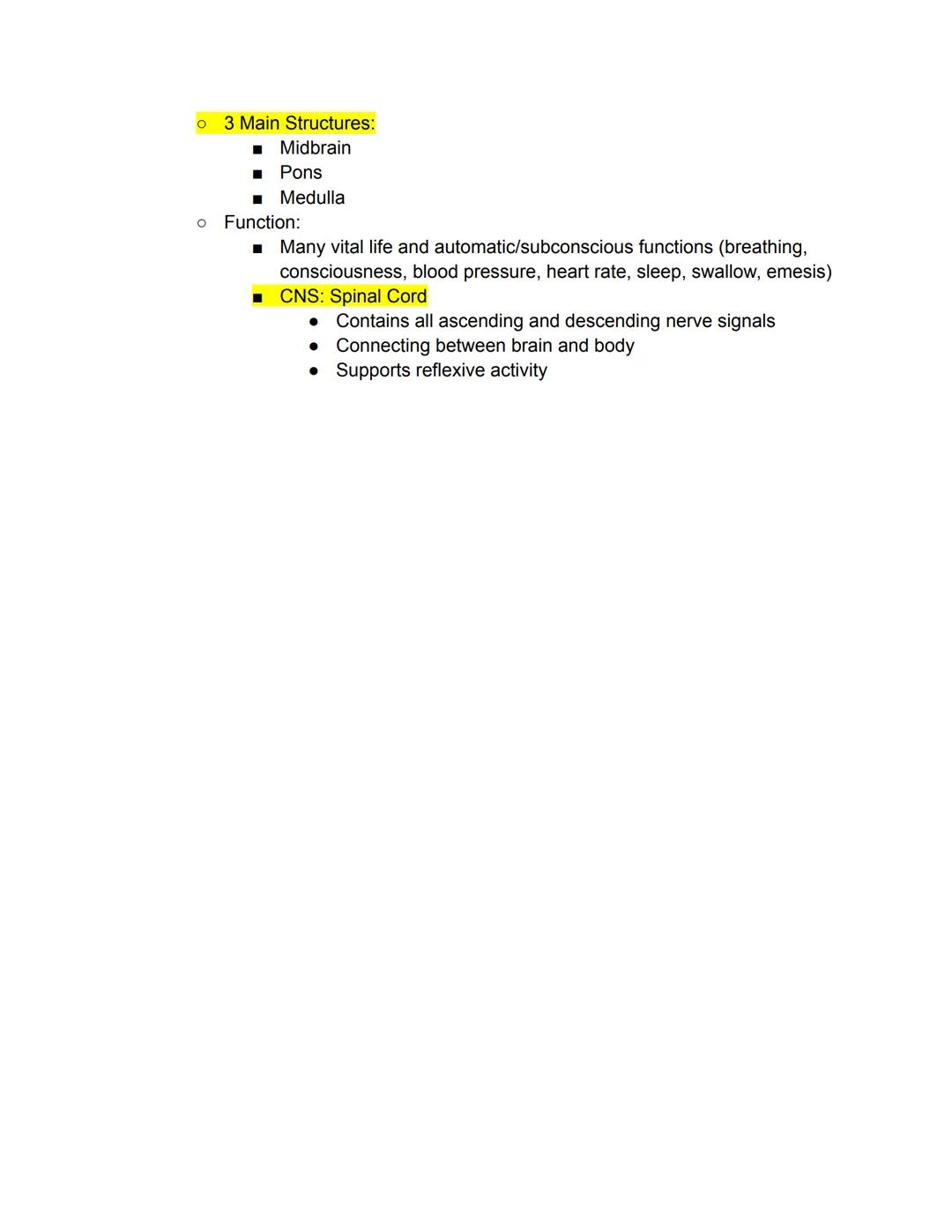 Neuroanatomy
* Divisions of the Nervous System
    * Peripheral nervous System (PNS)
        * Cranial nerves
        * Spinal nerves
      