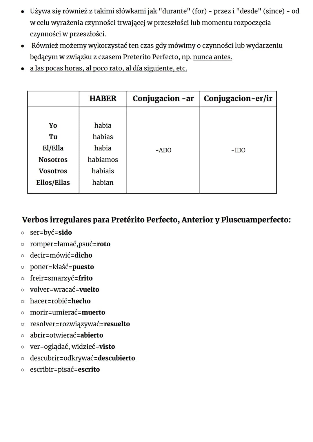 # Español

Presente;

| Conjugacion -ar | Conjugacion-er | Conjugacion-ir |
|---|---|---|
| TRABAJAR | BEBER | VIVIR |
| trabaj-o | beb-o | 