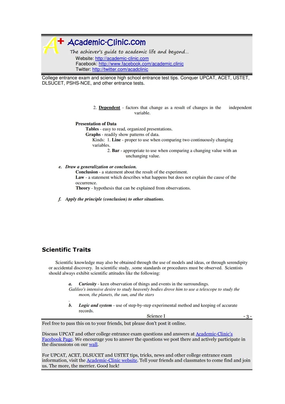 # + Academic-Clinic.com
The achiever's guide to academic life and beyond...
Website: http://academic-clinic.com
Facebook: http://www.faceboo