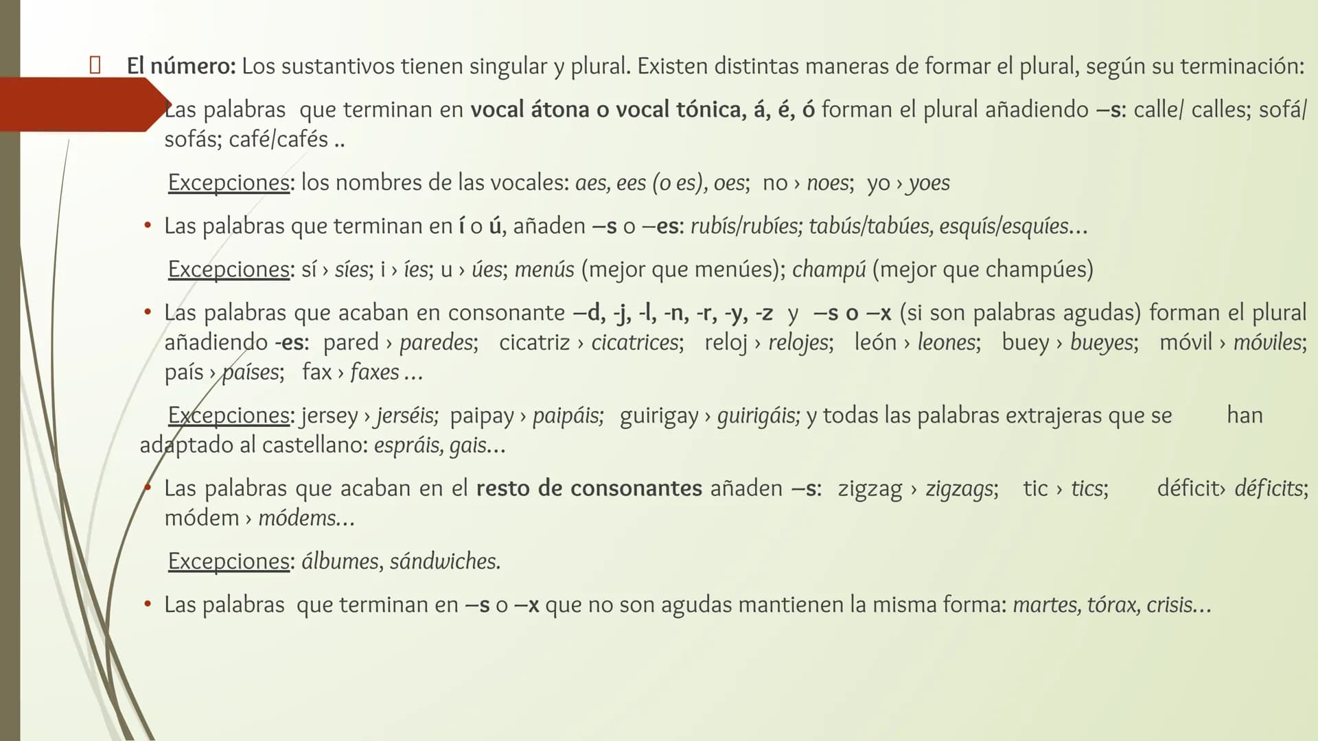 # CLASES DE PALABRAS

LENGUA CASTELLANA # CLASES DE PALABRAS

La Gramática de una lengua tiene dos componentes básicos que nos permiten crea