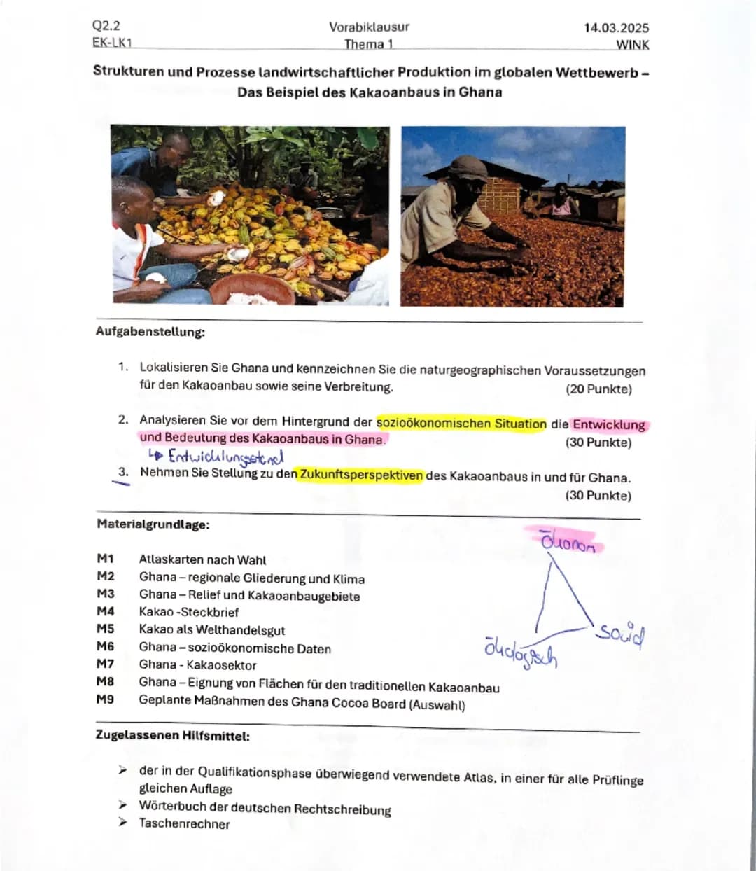 Q2.2
EK-LK1

Vorabiklausur
Thema 1

14.03.2025
WINK

Strukturen und Prozesse landwirtschaftlicher Produktion im globalen Wettbewerb -
Das Be