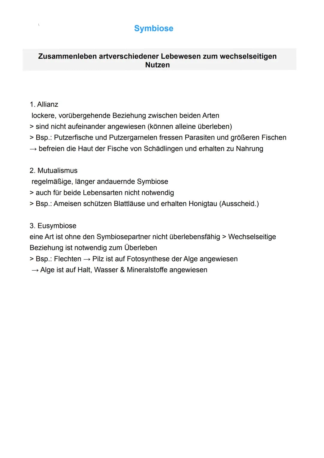 Grundbegriffe der Ökologie

Biosphäre

Gesamtheit aller Ökosysteme der Erde

Ökosystem

Funktionelle Einheit aus Lebensraum und
Lebensgemein