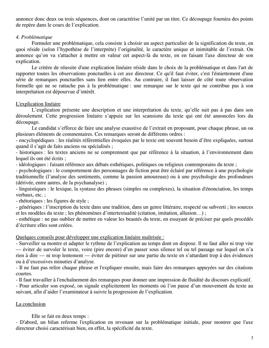 Méthode de l'explication de texte
Par Gilles Negrello, du lycée Champollion

I. En quoi consiste l'explication de texte ?

L'explication' po
