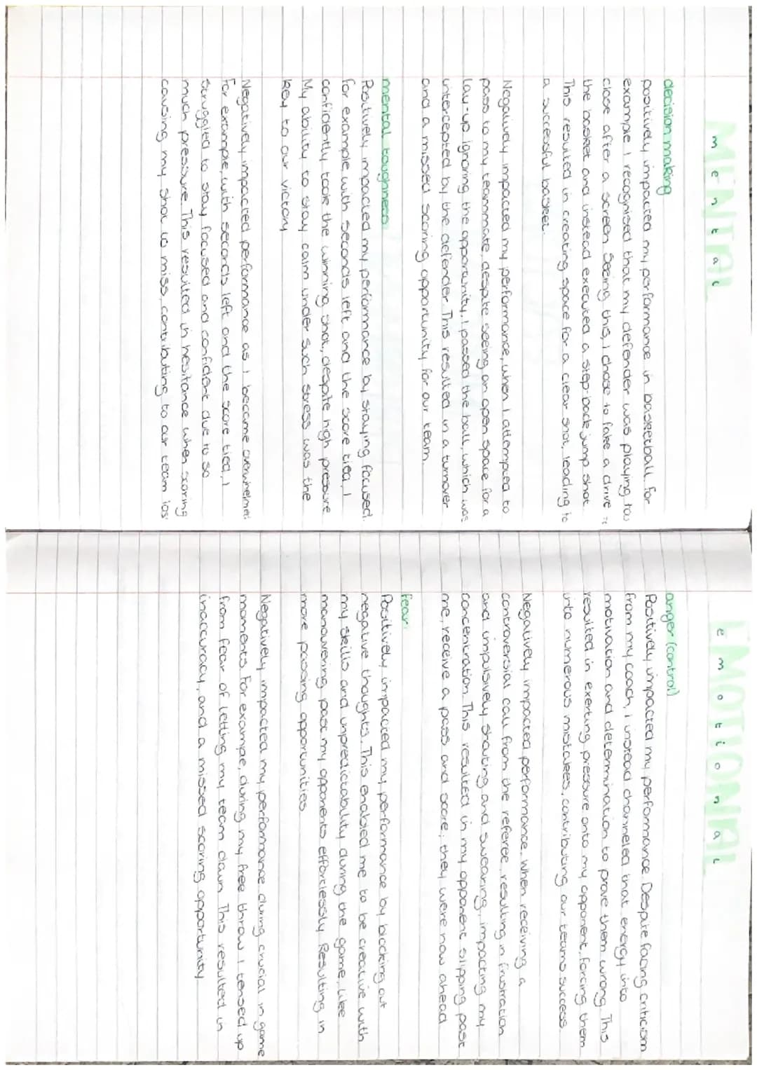 FACTORS
IMPACTING
PERFORMANCE

Structure
Statement of sub-factor, Situation, positive/negative
Impact on me/performer (example)
Impact on ga