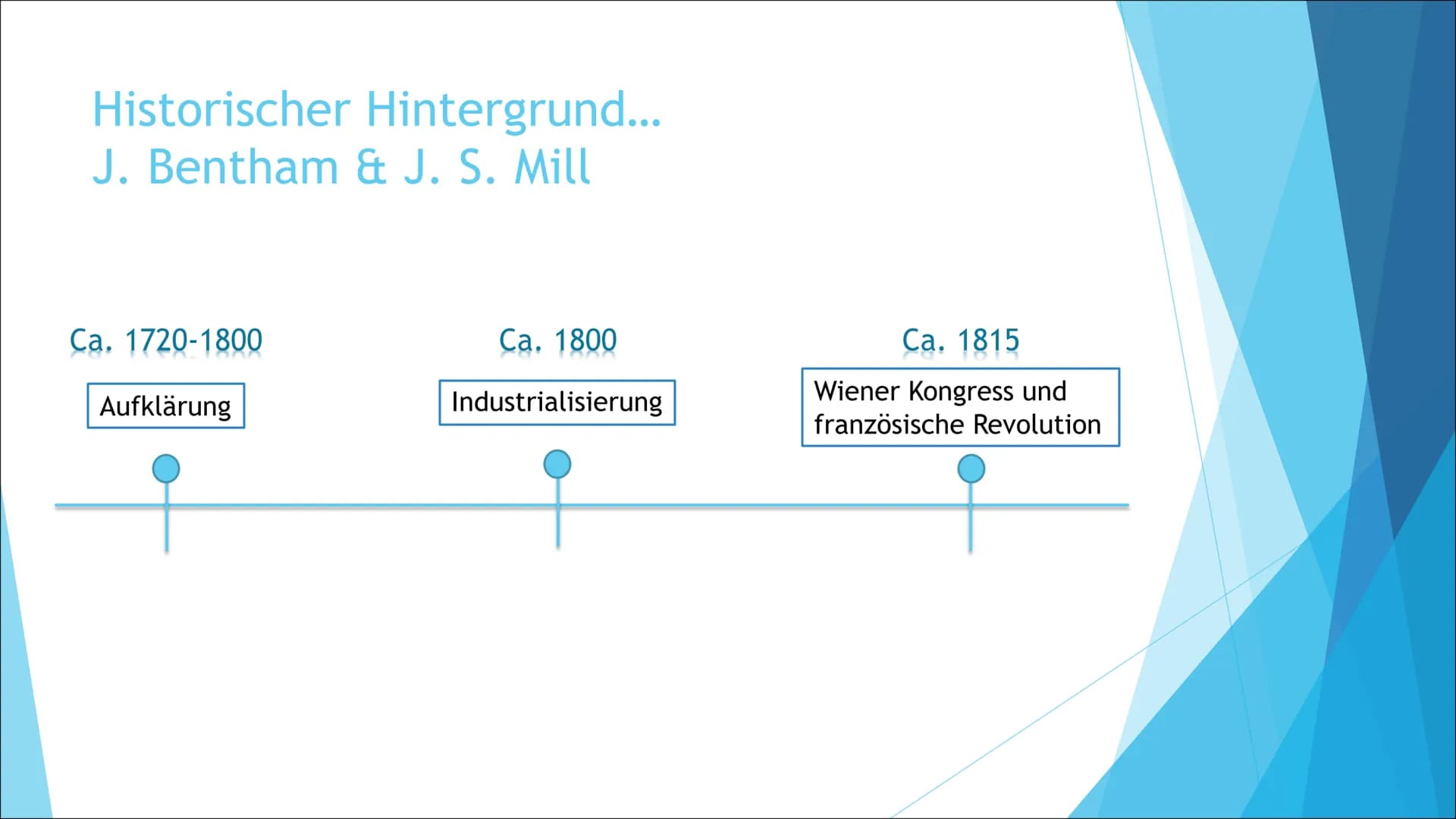 # Utilitarismus

...nach Jeremy Bentham und John Stuart Mill Gliederung:
- Jeremy Bentham (Biographie)
- John Stuart Mill (Biographie)
- Der