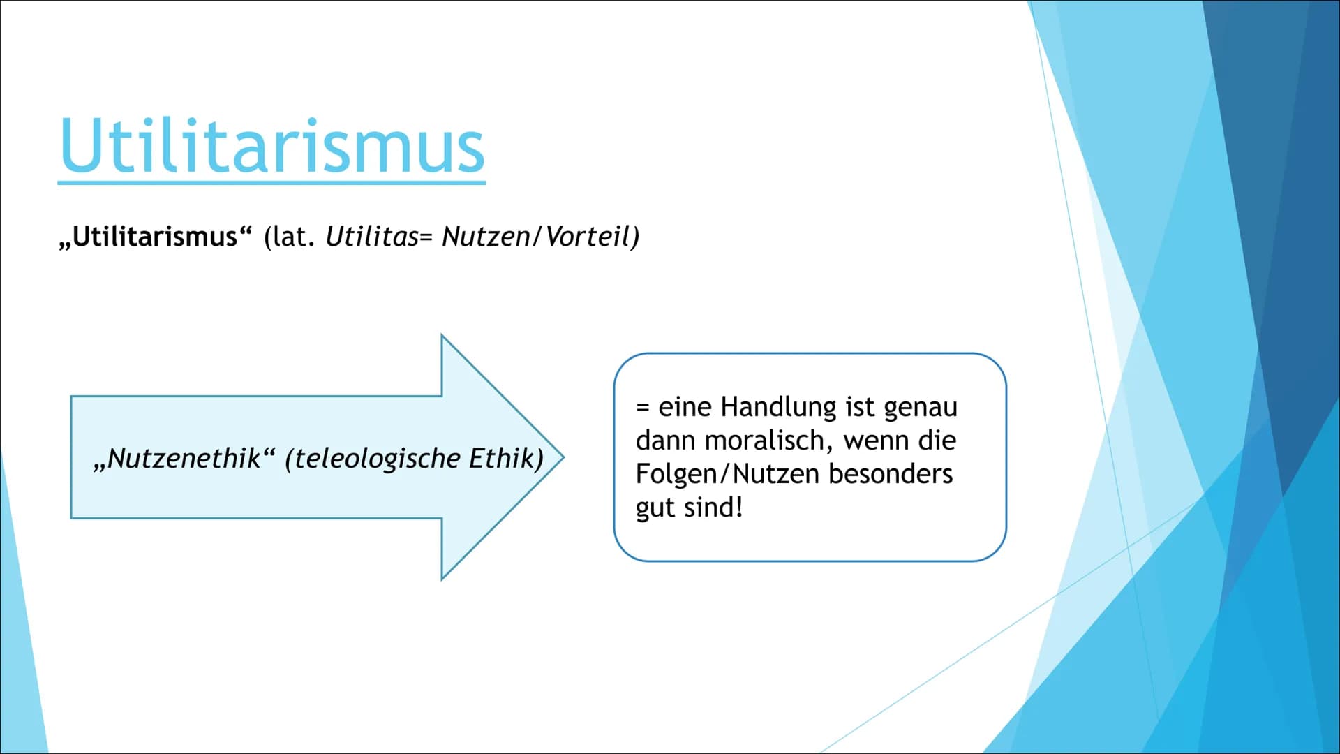 # Utilitarismus

...nach Jeremy Bentham und John Stuart Mill Gliederung:
- Jeremy Bentham (Biographie)
- John Stuart Mill (Biographie)
- Der