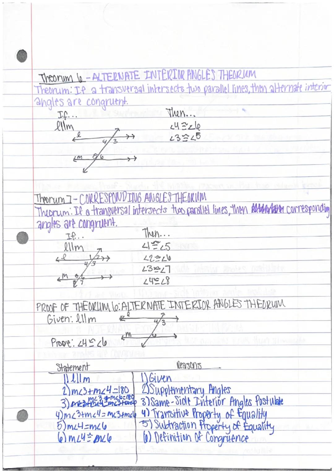 11.2
# PROPERTIES OF PARALLEL LINES
Postulate 11-SAME-SIDE INTERIOR ANGLES POSTULATE
Postulate: If a transversal intersects two paralld line