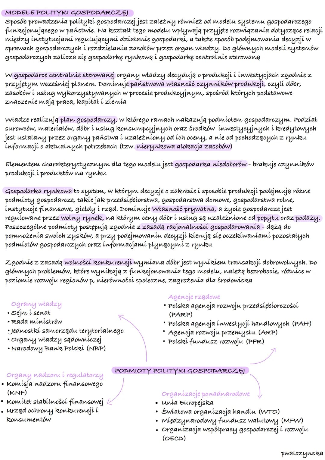 # oda

GOSPODARKA jest jednym z kluczowych obszarów funkcjonowania współczesnego państwa.
Realizując politykę gospodarczą, organy władzy dąż