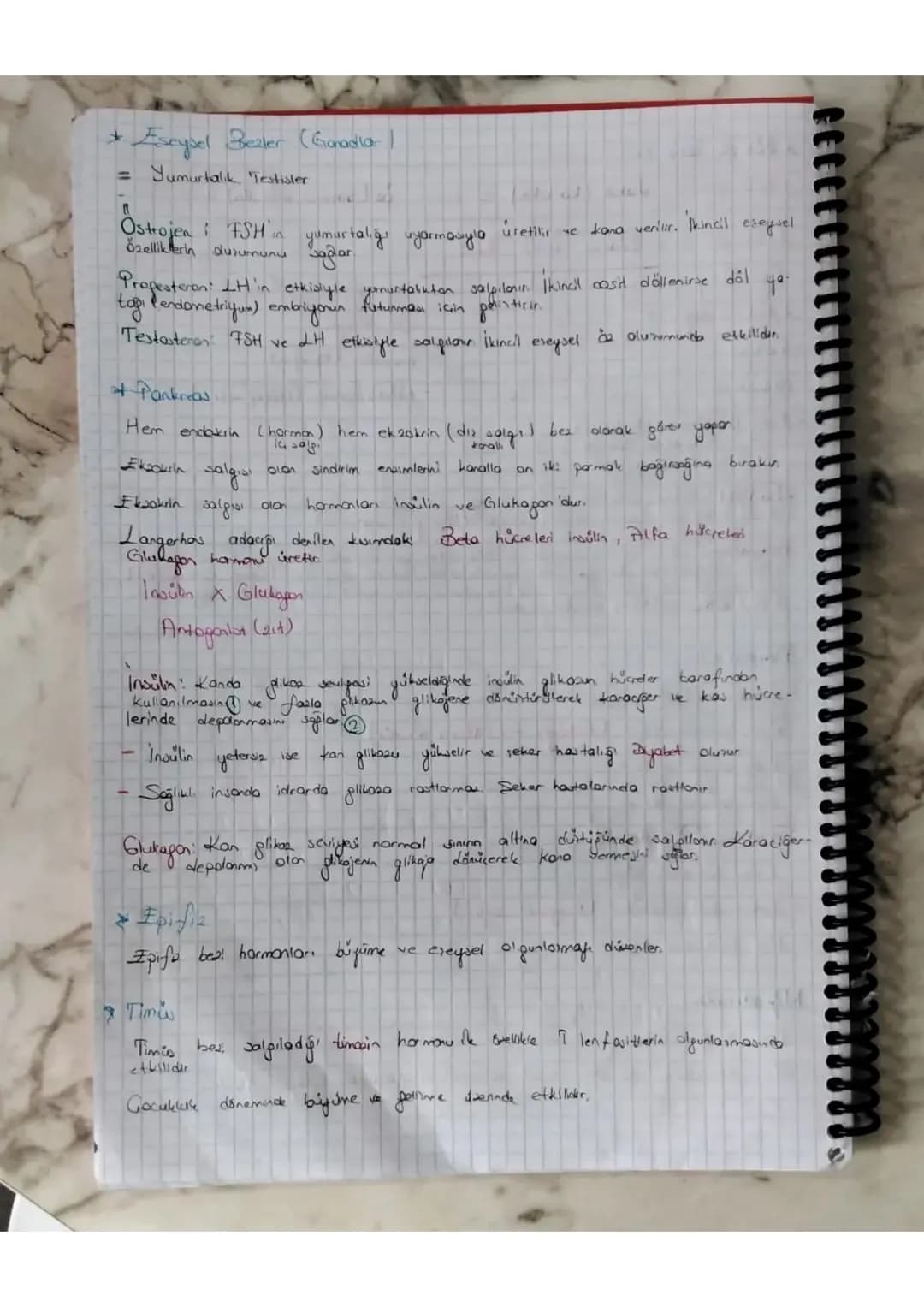 Negatif Geri Bildirm

Endokrin Bezleri ve Salgıladıkları Hormonlar

- la salgı bezi de denilen endokrin bezler hormon denilen salgılarını ka