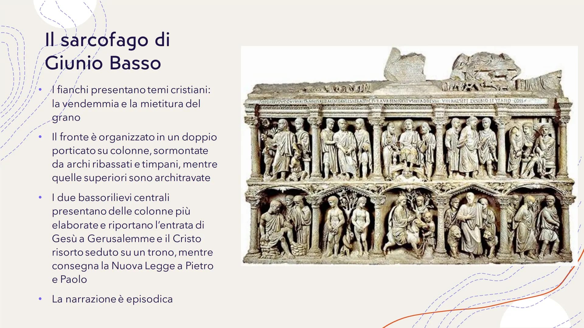 # Dall'arte paleocristiana a
# Giotto
Alessia Scrima 3BL # L'ARTE

PALEOCRISTIANA

+ Con questo termine si indica l'arte (tardo-
antica) dif