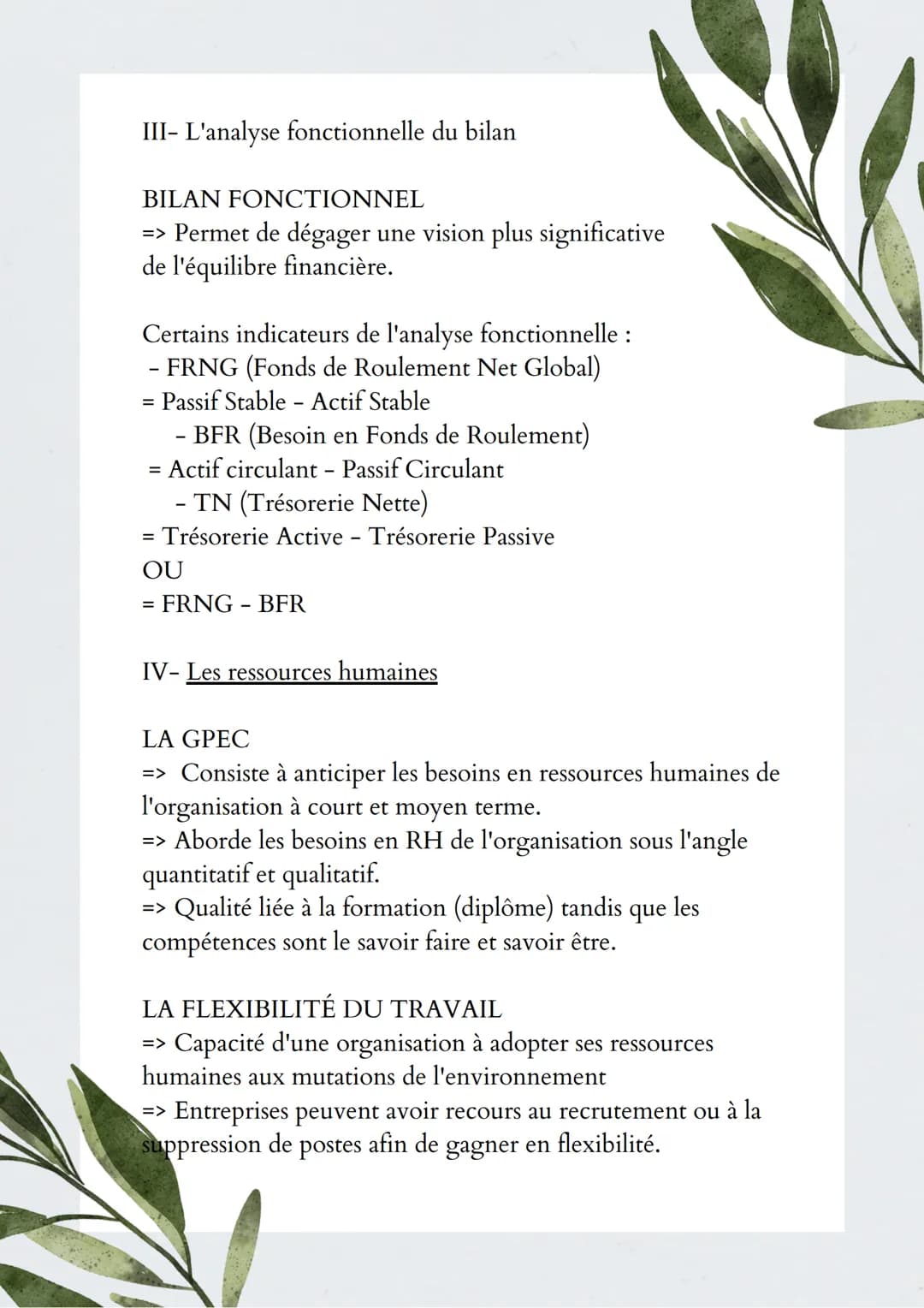 - Chapitre 3 –

Quelles ressources pour produire ?

I- Les ressources

RESSOURCES TANGIBLES (quantitatifs)

=> - ressources matérielles

- r