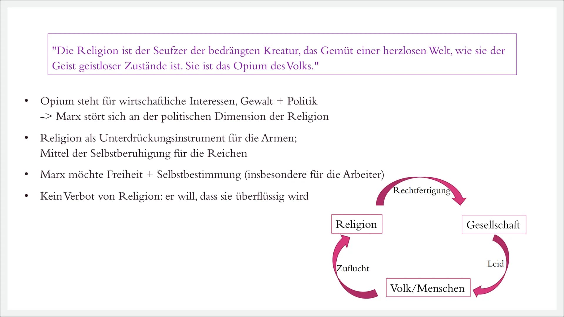 # RELIGIONSKRITIK

Karl Marx (1818 – 1883) Inhalt

I. Karl Marx – Wer war das überhaupt?

II. Religionskritik
-> Allgemeines, Bezug zu Feuer