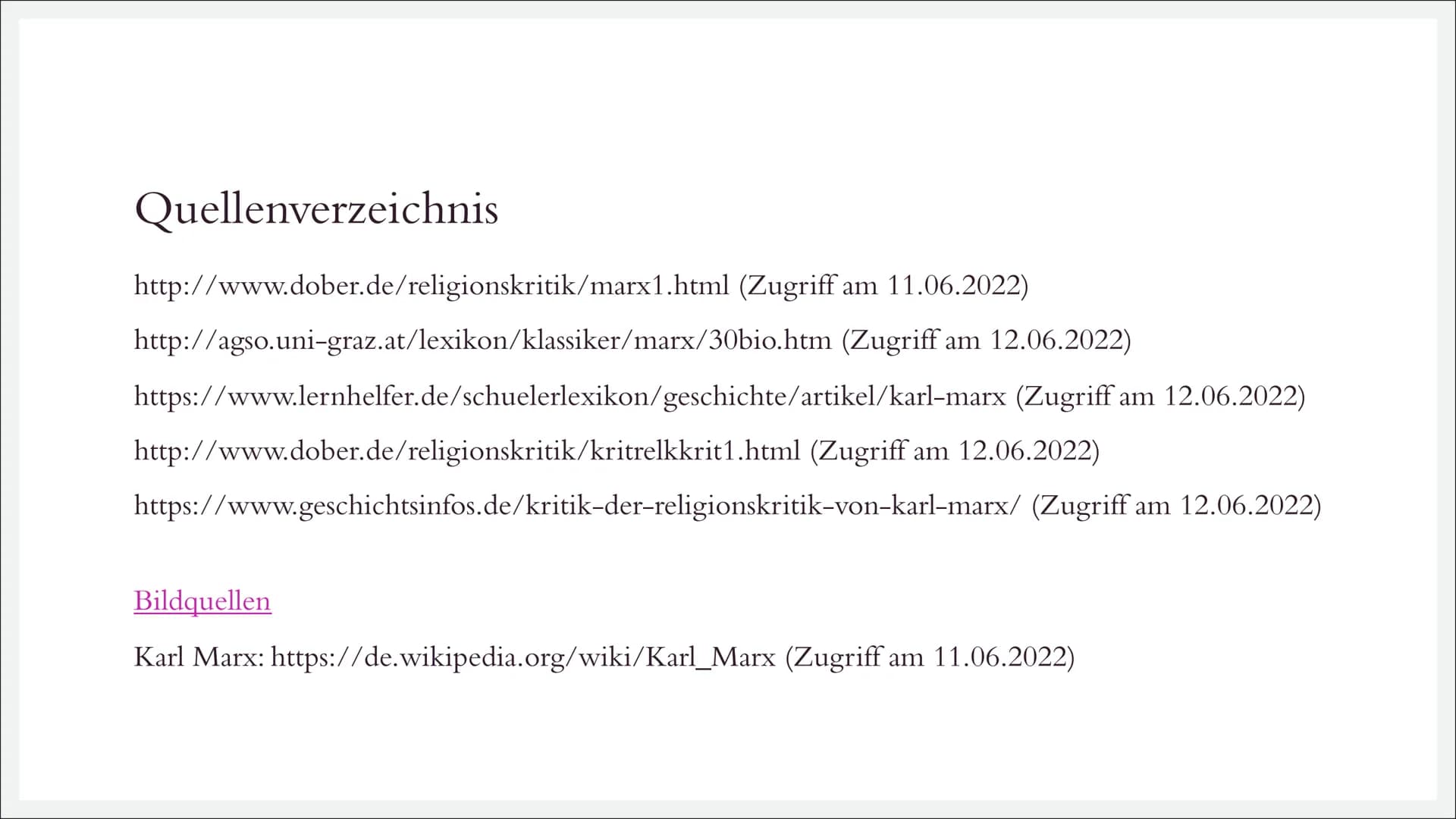 # RELIGIONSKRITIK

Karl Marx (1818 – 1883) Inhalt

I. Karl Marx – Wer war das überhaupt?

II. Religionskritik
-> Allgemeines, Bezug zu Feuer
