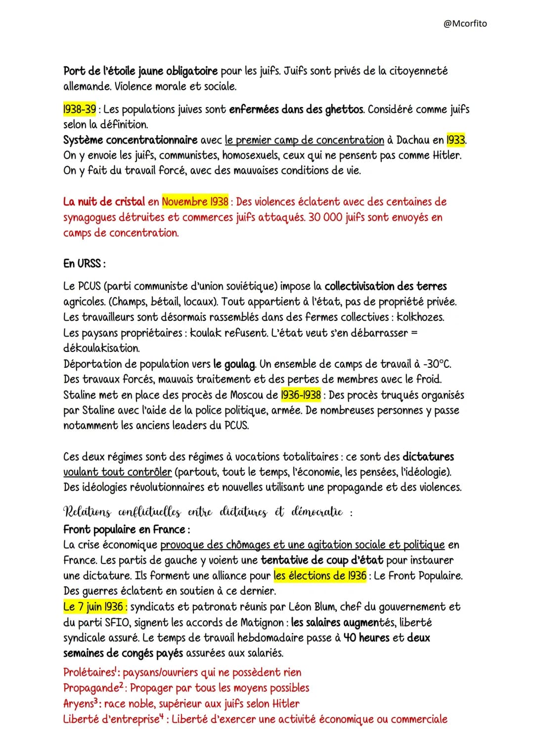 # Histoire
@Mcorfito

Thème 1: Les régimes totalitaires

Introduction : Q'émergence de régimes totalitaires

Dans les années qui suivent la 