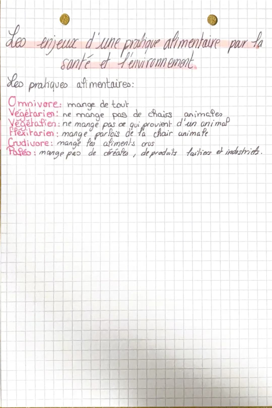 - PSE *

# Séquence 7: Les pratiques alimentaires

Un regime excclusif n'est jamais bon car if ne peut
pas répondre à l'ensemble des besoins