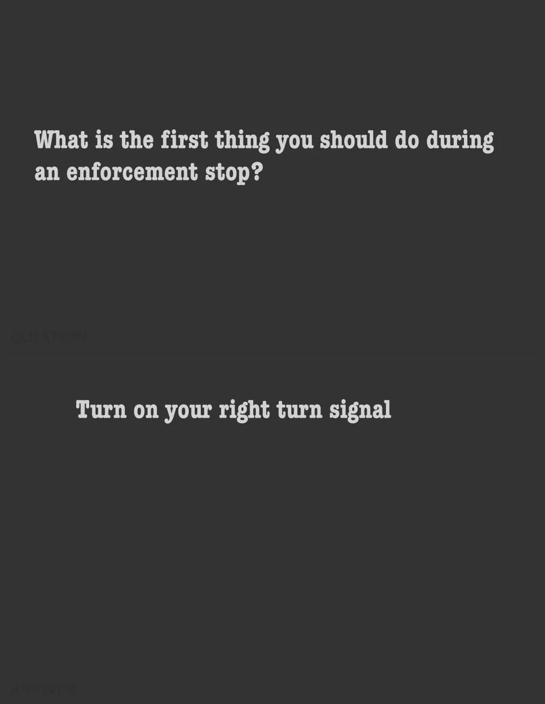 
<p>When you approach an intersection with a through road but without stop signs or yield signs, you must yield to traffic and pedestrians o