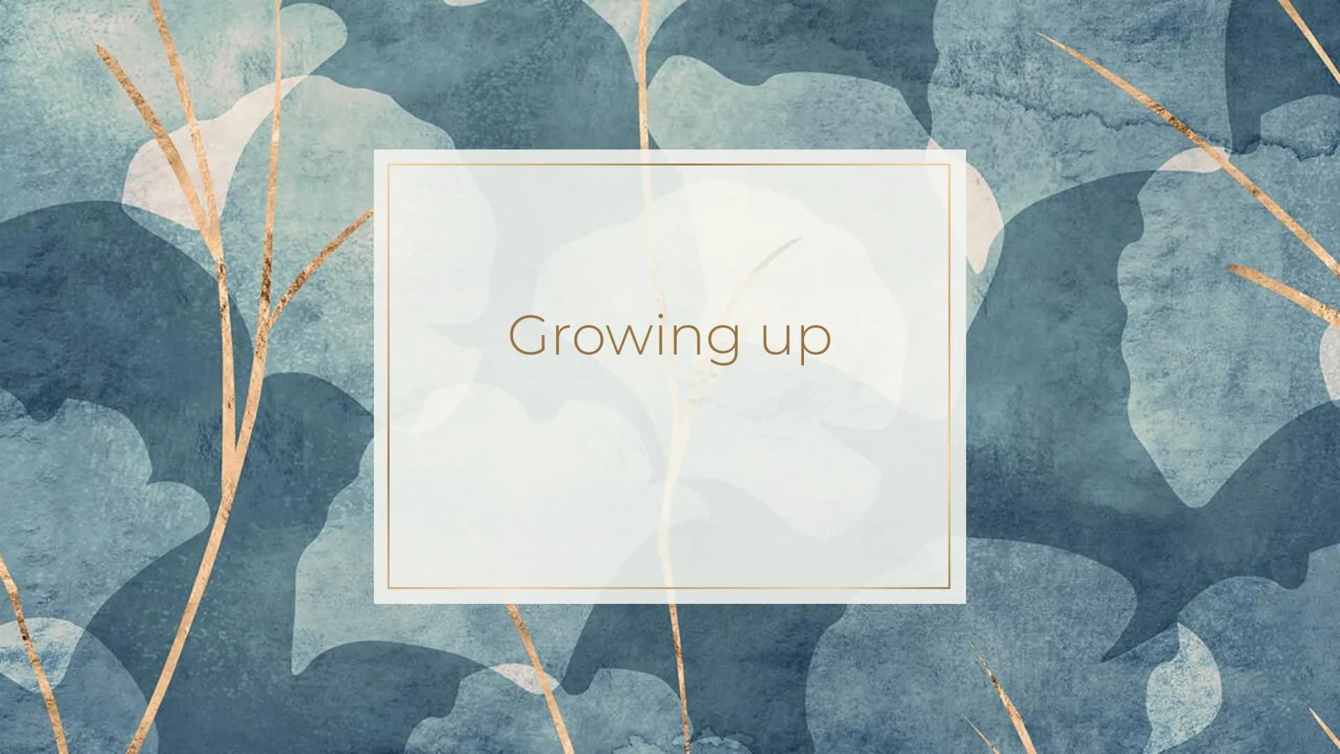 Growing up # Stages of growing up

- Infancy
- Early childhood
- Middle childhood
- Adolescence
- Young adulthood
- Middle adulthood
- Old a