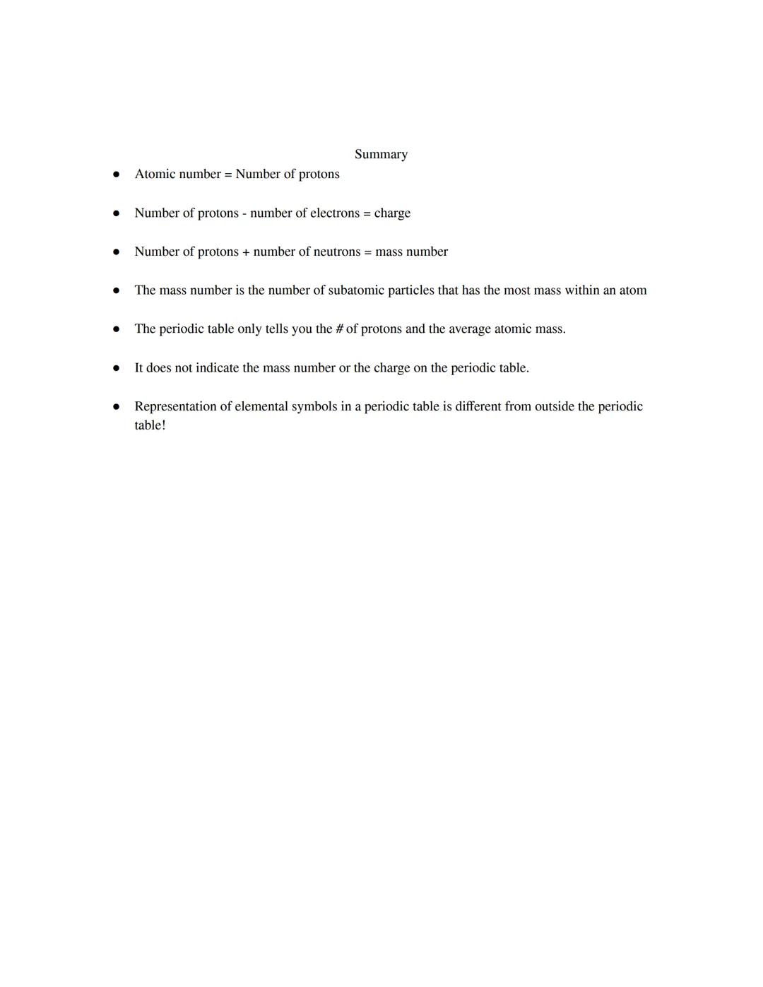 Matter
Unit 2.1: The Atom
Subatomic Particles
- Everything around us is "matter"
- Takes up space
- Has mass
- Is made up of tiny individual