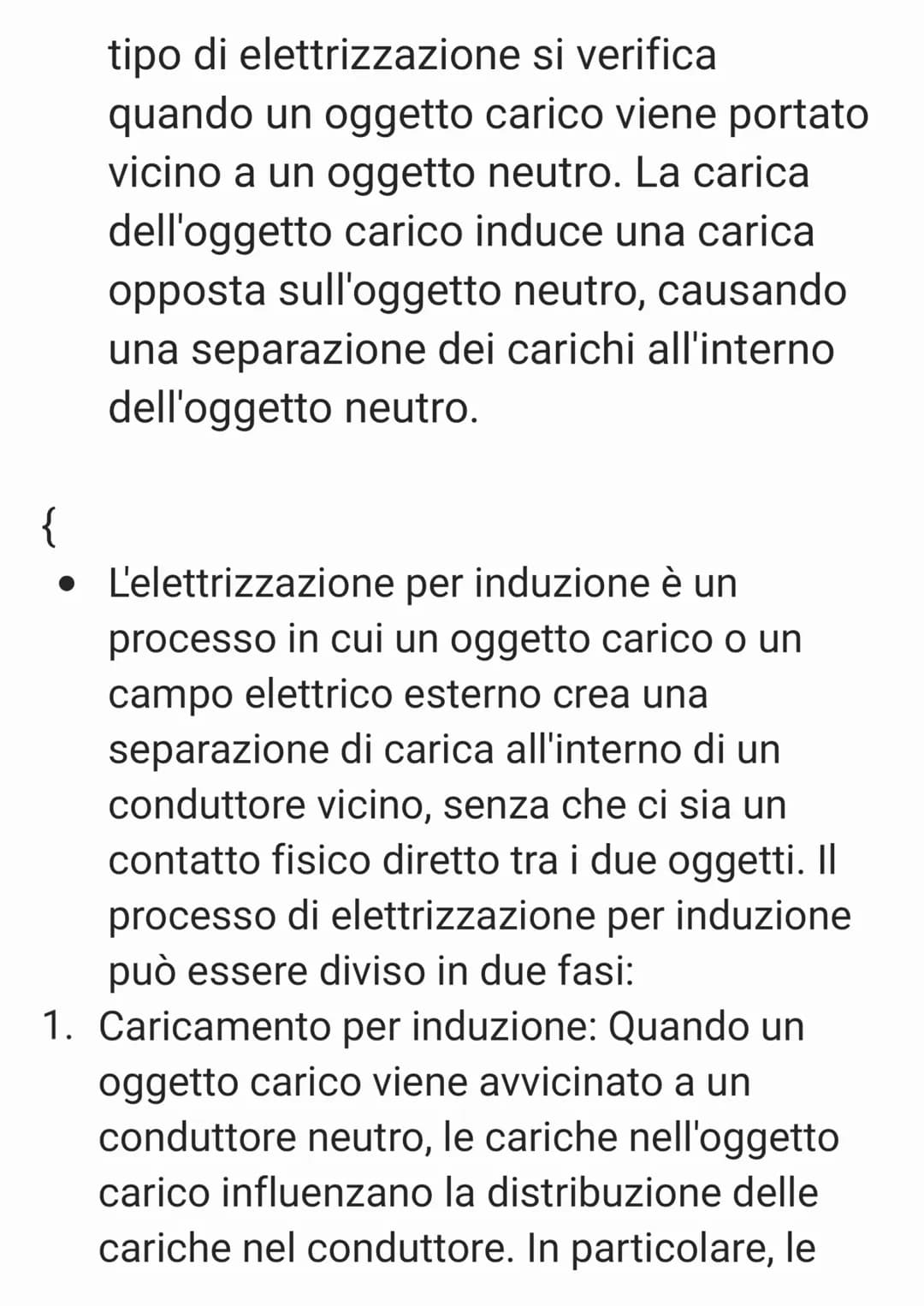 Ci sono quattro tipi di elettrizzazione che
possono verificarsi quando oggetti diversi
entrano in contatto tra loro:

- Elettrizzazione per 