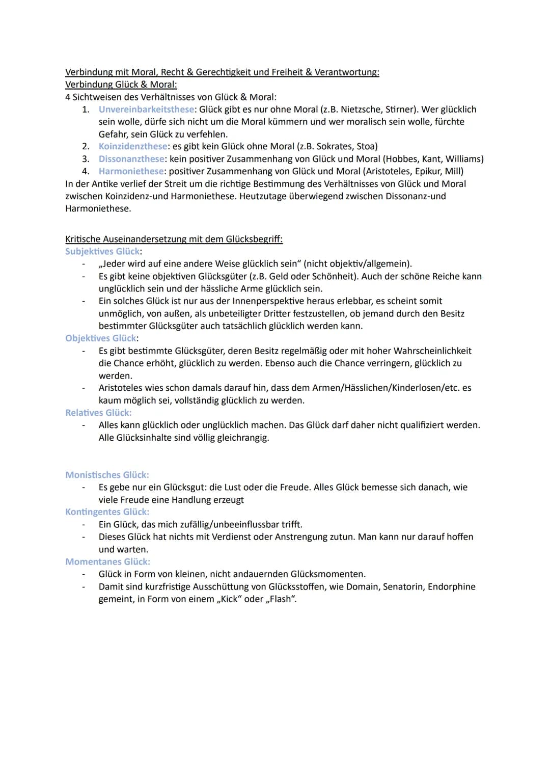 # Moralbegründung

Kriterien eines gelingenden Lebens

- Glück und Zufriedenheit (z. B. Pyramide (Marslow)
- Pflichtenerfüllung/Normenkonfor
