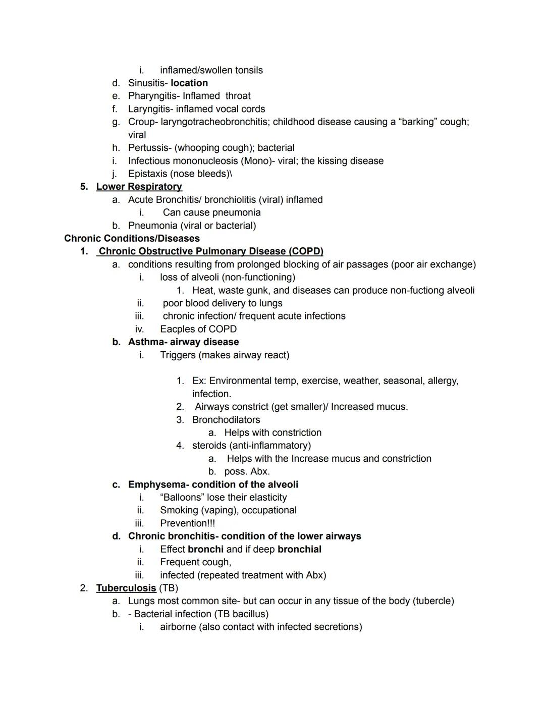 Objectives: to keep in mind
1) Label a diagram of the respiratory system
2) List 5 different functions of the nasal cavity
3) Identify the 3