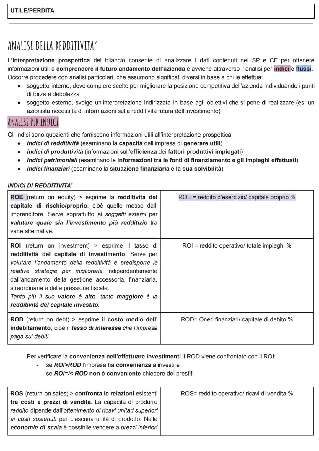 # IL BILANCIO D'ESERCIZIO

Bilancio d'esercizio $\rightarrow$ stato patrimoniale, conto economico, nota integrativa, rendiconto finanziario.