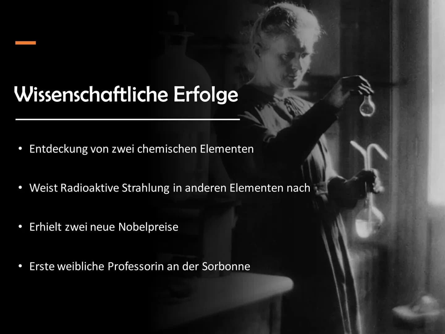 # Marie Curie

Wala Qahtan Handout

Name: Marie Sklodowska Curie

Lebensdaten: 7. November 1867 in Warschau geboren

starb am 4. Juli 1935

