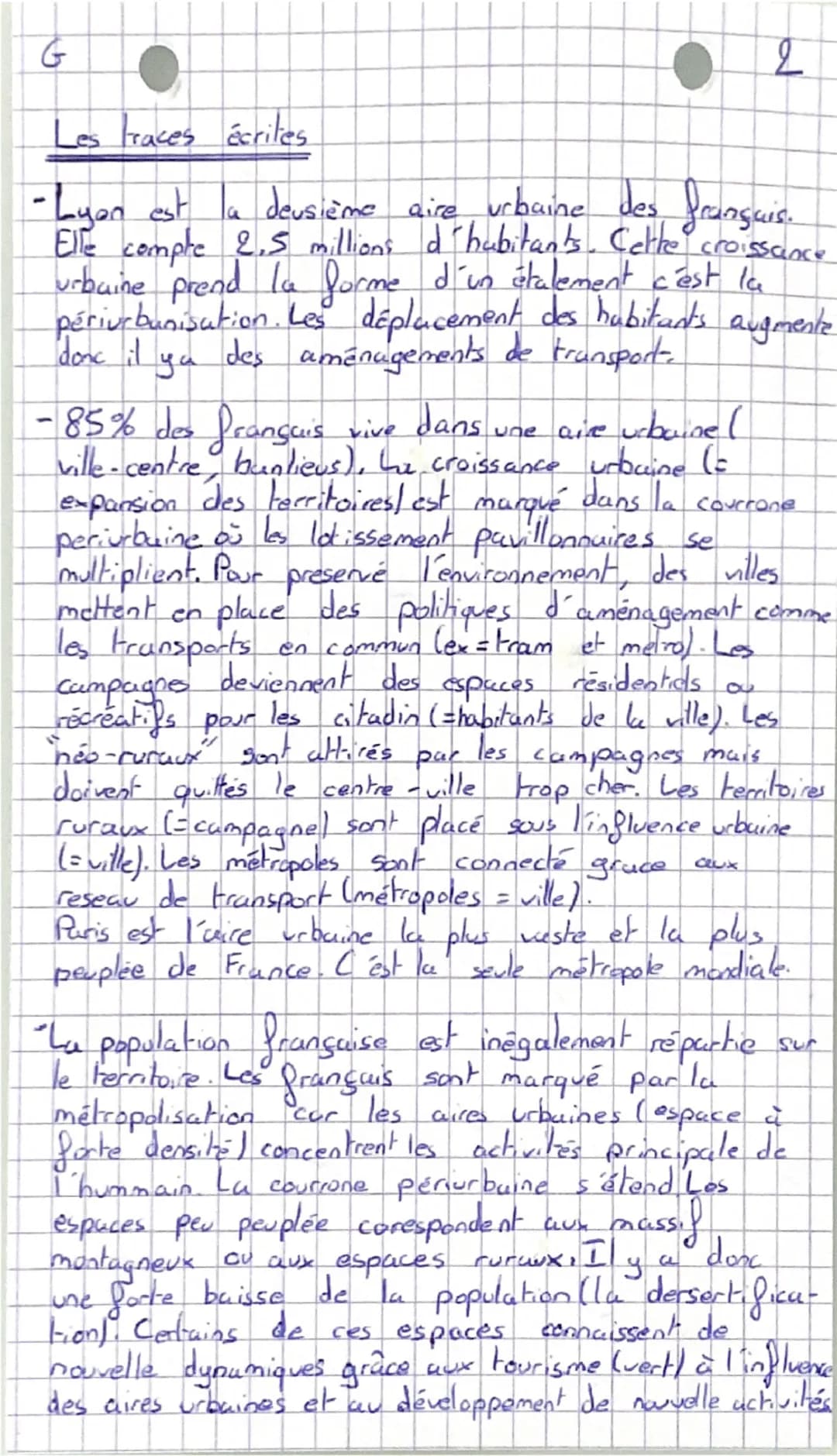 G
1
Les dynamiques territoriales de la
France contemporaine
5 définitions
-Les dynamiques territo-
riales = les évolutions
(changement) des
