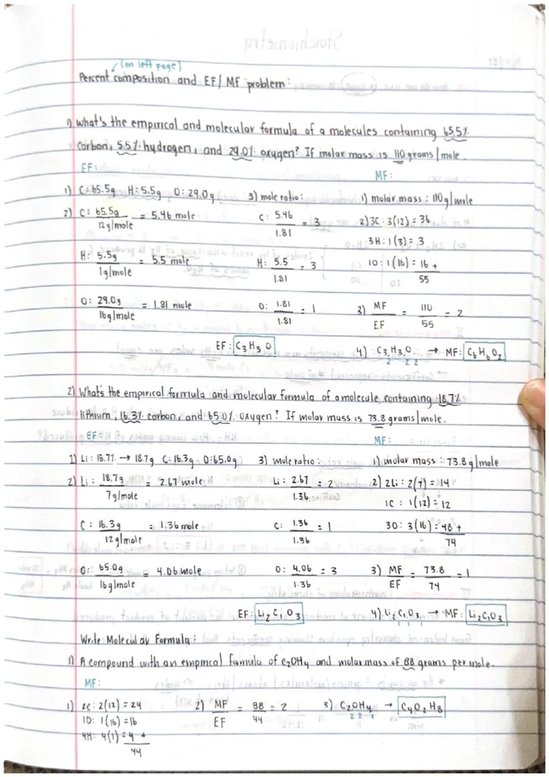 
<p>In chemistry, determining the empirical formula (EF) and molecular formula (MF) of a compound is essential. The empirical formula repres