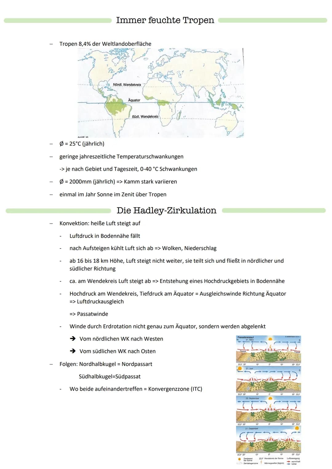 # Klima- und Vegetationszonen der Welt

- Ausprägung einer Landwirtschaft durch verschiedene Geofaktoren (=> Klima, Boden, Wasser,
Vegetatio