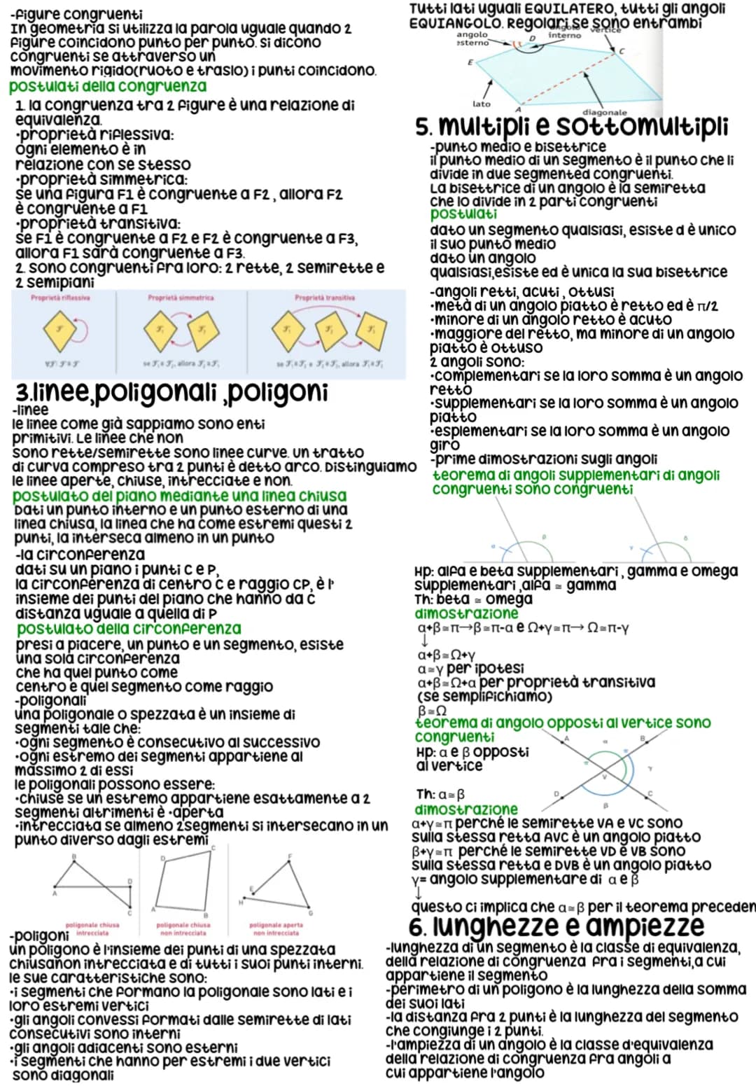 # Gli enti fondamentali geometrici

1. geometria euclidea

•definizioni e teoremi

In geometria per spiegare che cos'è un
suo ente, oggetto 