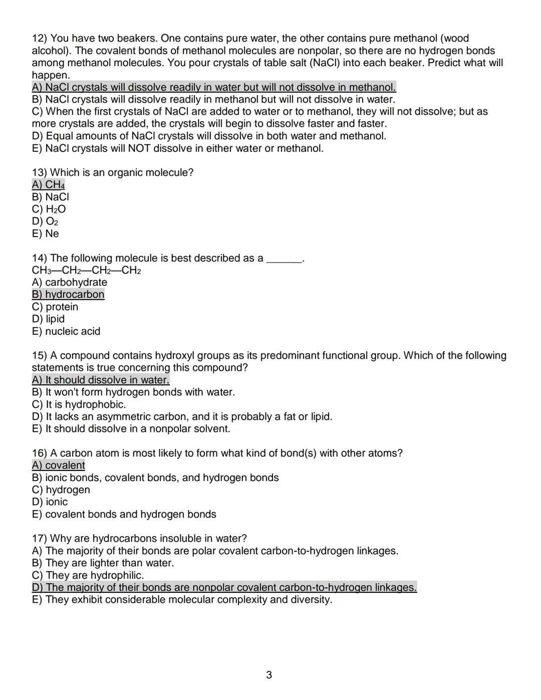 # Exam 1-Summer 2018
Biology 150 - General Biology I
150 Points Total

Use your scantron sheet for questions #1-50.

Multiple Choice - 2 poi