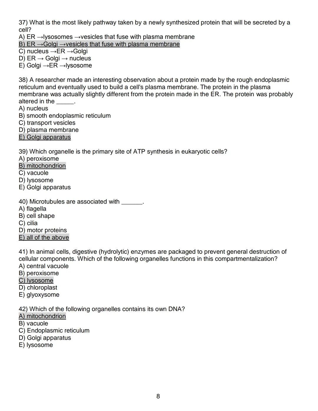 # Exam 1-Summer 2018
Biology 150 - General Biology I
150 Points Total

Use your scantron sheet for questions #1-50.

Multiple Choice - 2 poi