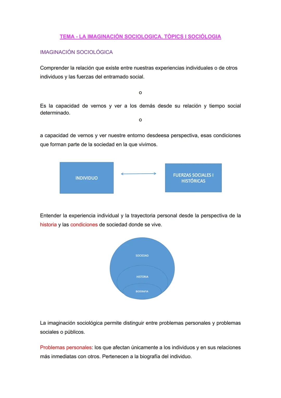 # BLOQUE 1:

## TEMA 1: QUE ES LA SOCIEDAD

Partimos de la premisa de que la sociedad (la gregariedad) es un hecho universal (se
da siempre 