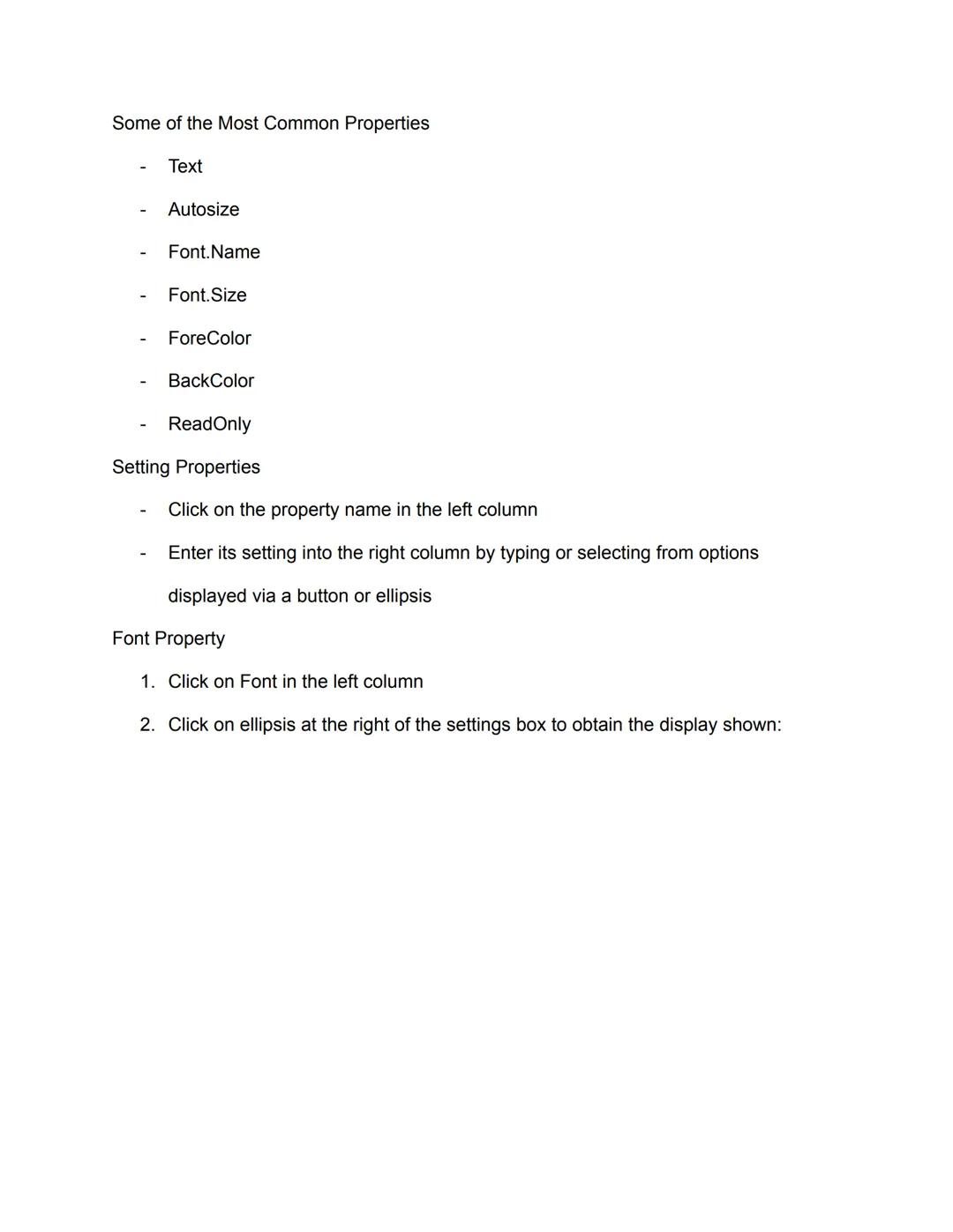 Chapter 1: An Introduction to Computers and Problem Solving

Objectives:

1.1: An Introduction to Computing and Visual Basic

1.2: Program D