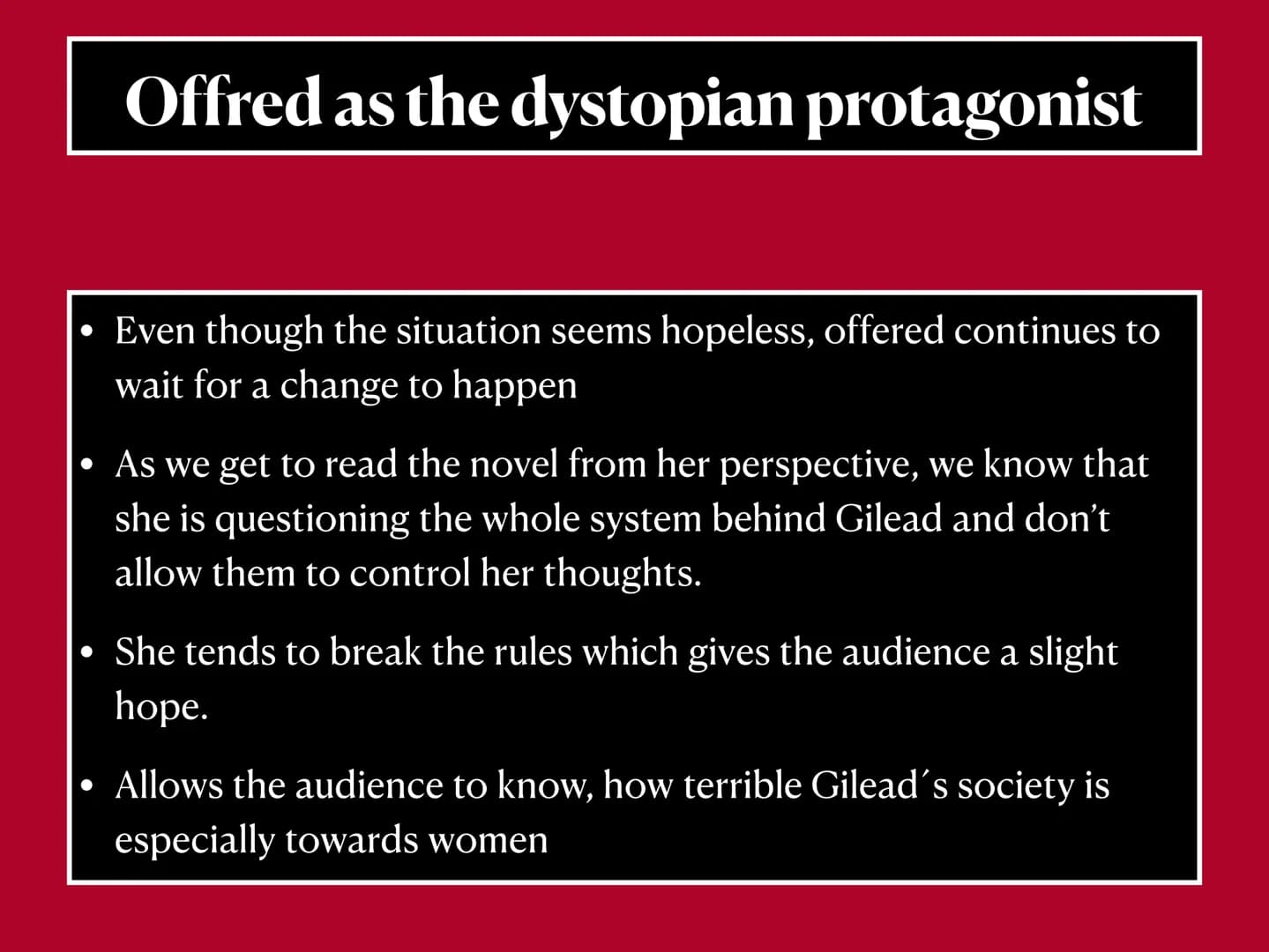 # The Handmaid's Tale # Introduction

*   Written and published by the Canadian author Margaret
Atwood in 1985
*   Set in the near future
* 