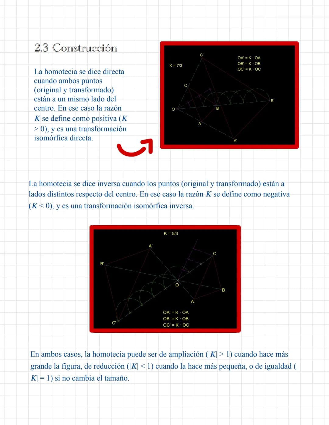 # Transformaciones geométricas

Yanira Moya Vega 1' BACH A # 1- TRANSFORMACIONES GEOMÉTRICAS

1.1 Concepto

Correspondencia entre elementos 