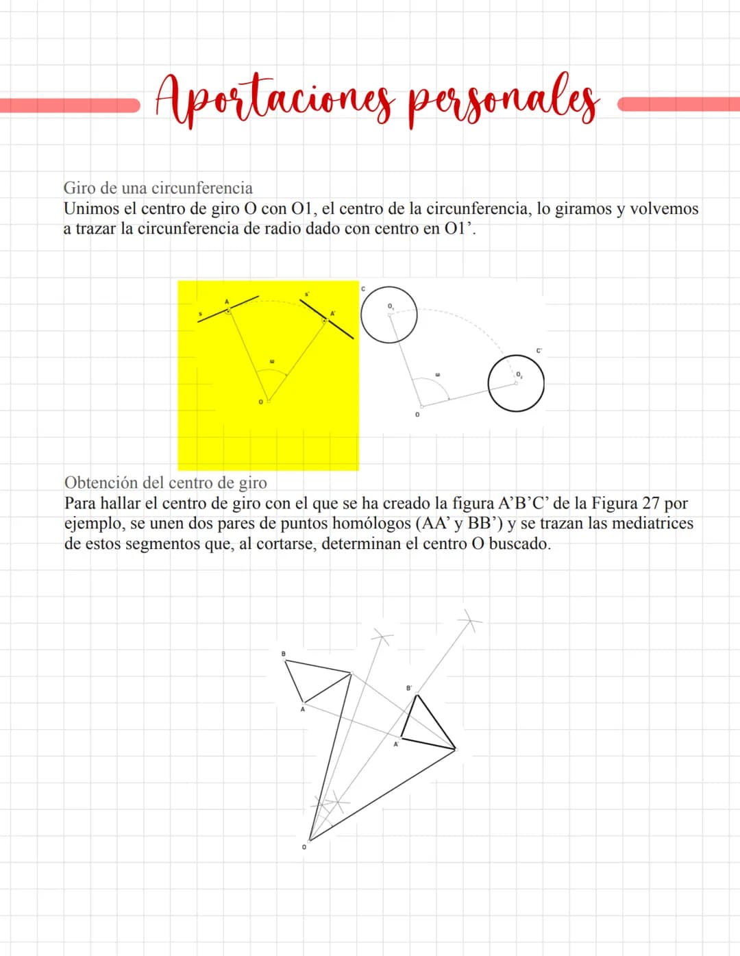 # Transformaciones geométricas

Yanira Moya Vega 1' BACH A # 1- TRANSFORMACIONES GEOMÉTRICAS

1.1 Concepto

Correspondencia entre elementos 