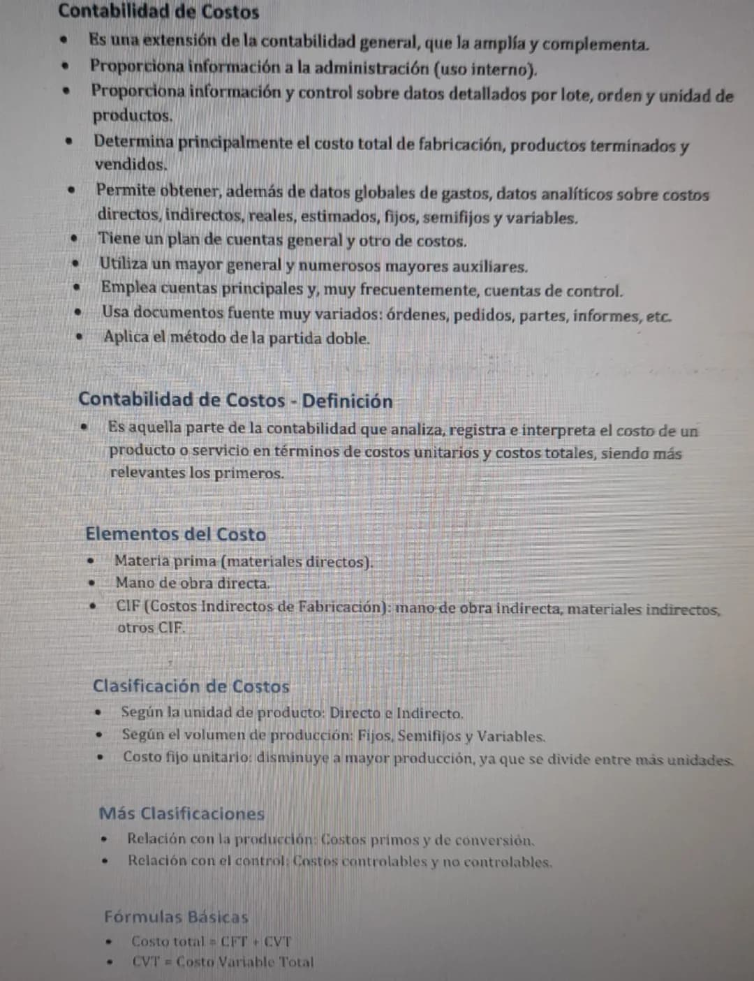 Resumen de Contabilidad General y de
Costos
Comparación entre Empresa Comercial e Industrial
Comercial
- Vende los bienes tal como se los co