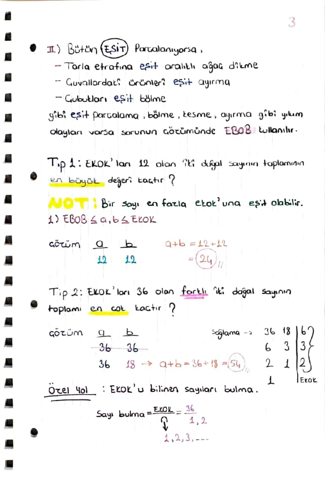 •
=
EBOB-EKOK =

EBOB: En büyük ortak bölen demektir.

1
Örnek:

10
20 50 2
1,2,5,10
LEBOB
10 25 2
5 25 5
1 5 5
1

EBOB (20,50) = 2.5
=(10)〃