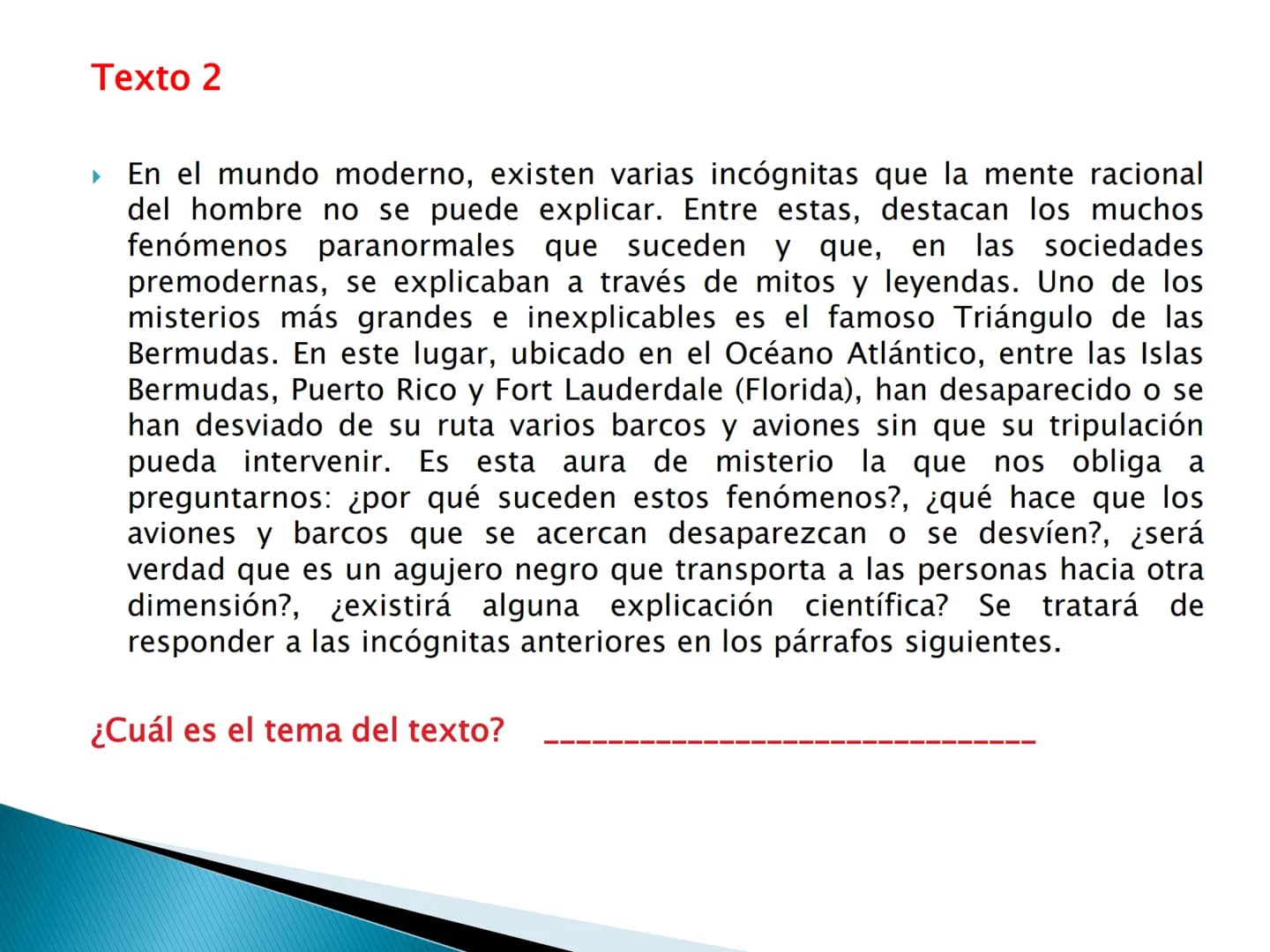 # El tema y las ideas principales # OBJETIVOS DE APRENDIZAJE

► Reconoce la importancia de la idea temática en la
comprensión y producción t