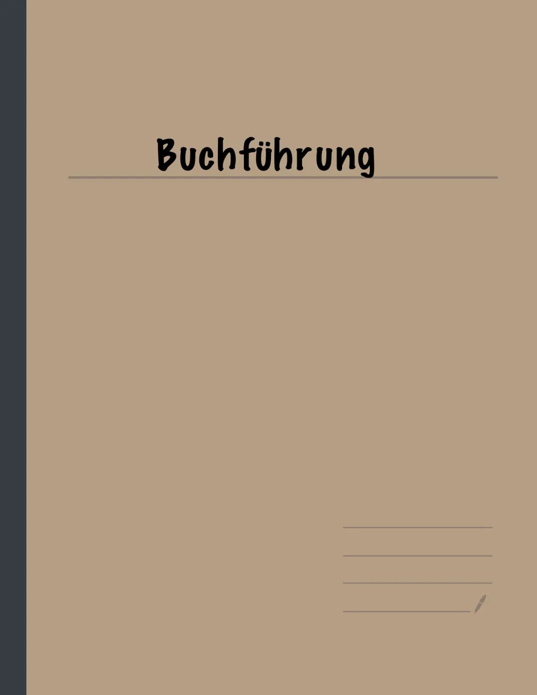 # Buchführung # Buchführung

Was ist eine Buchführung?
Die Buchführung ist eine planmäßige, lückenlose und geordnete
Aufzeichnung aller Gesc