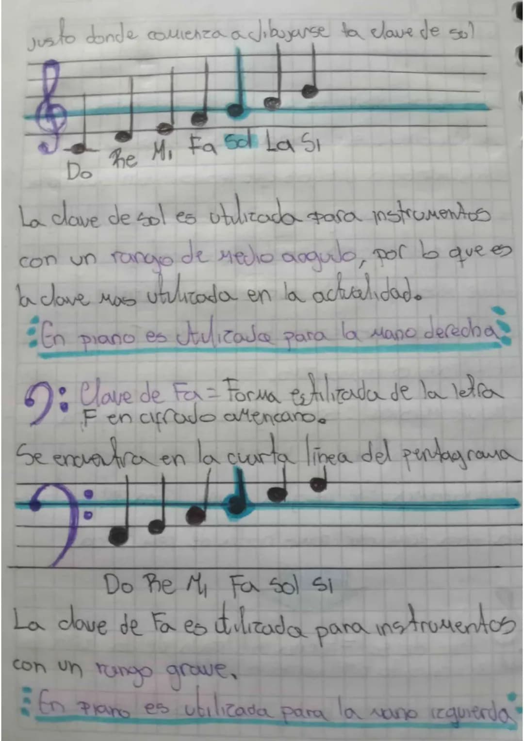 # Notas Μυζικαλές

o = Redonda = 4/4 Notas Musicales en
d = Blanca = 2/4

d = Negra=1/4
=Corchea= 1/8
el pentagrama con,
su valor en fracció