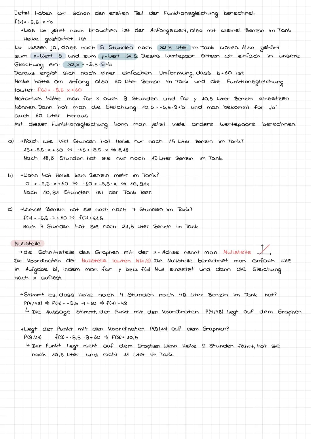 # lineare Funktionen

→bei einer Funktion geht es in erster Linie um Wertepoare. Man ver sucht mit einer klar
definieren vorschrift einer be