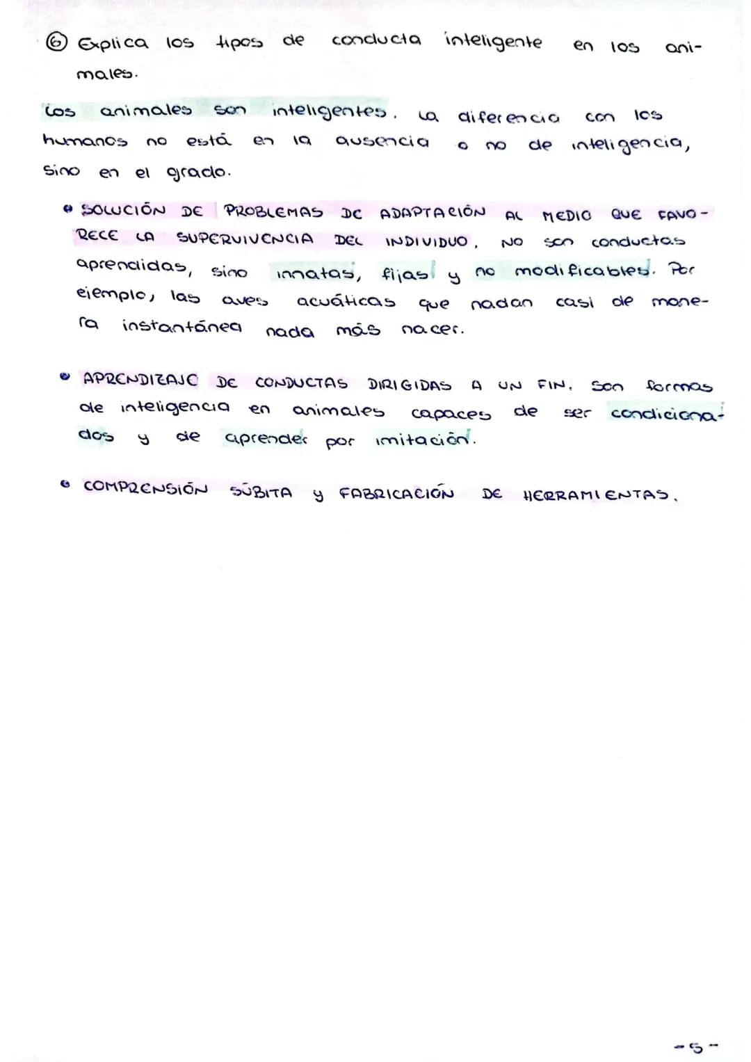 # ① Explica la teoría de la inteligencia de Spearman.

Según Spearman, la inteligencia estaba compuesta de dos tipos de factores:

- Uno gen