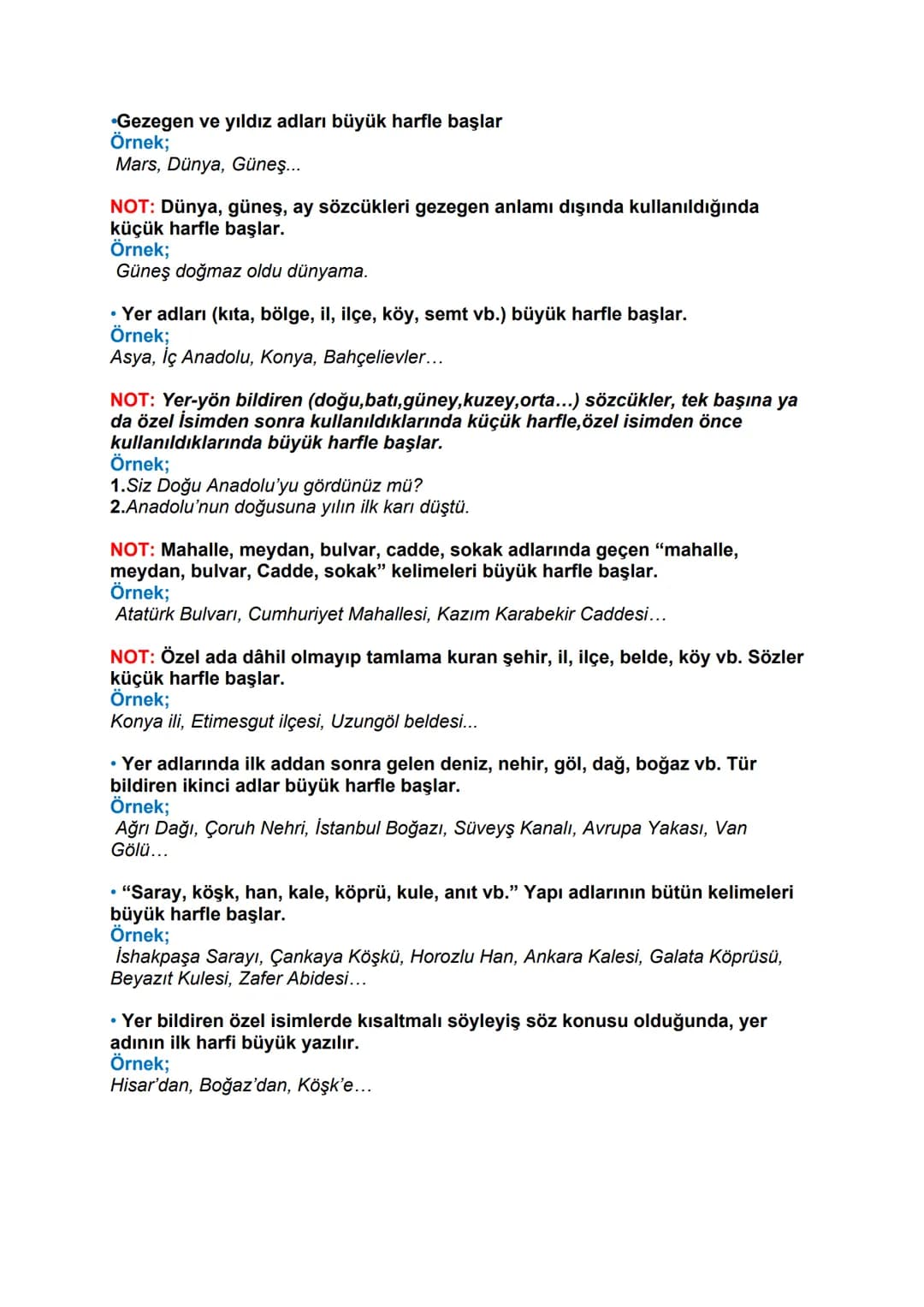 # YAZIM KURALLARI

Büyük Harflerin Kullanıldığı Yerler

• Cümleler büyük harfle başlar.
Örnek;
Elindeki kitabı bize tanıttı.

Cümle içinde b