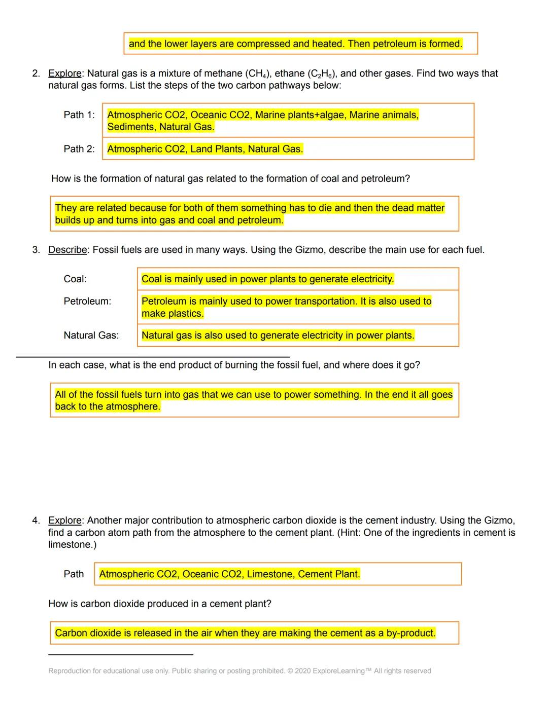 # Gizmos

Name: Katie Whitson

Date: 05-3-2021

# Student Exploration: Carbon Cycle

Directions: Follow the instructions to go through the s