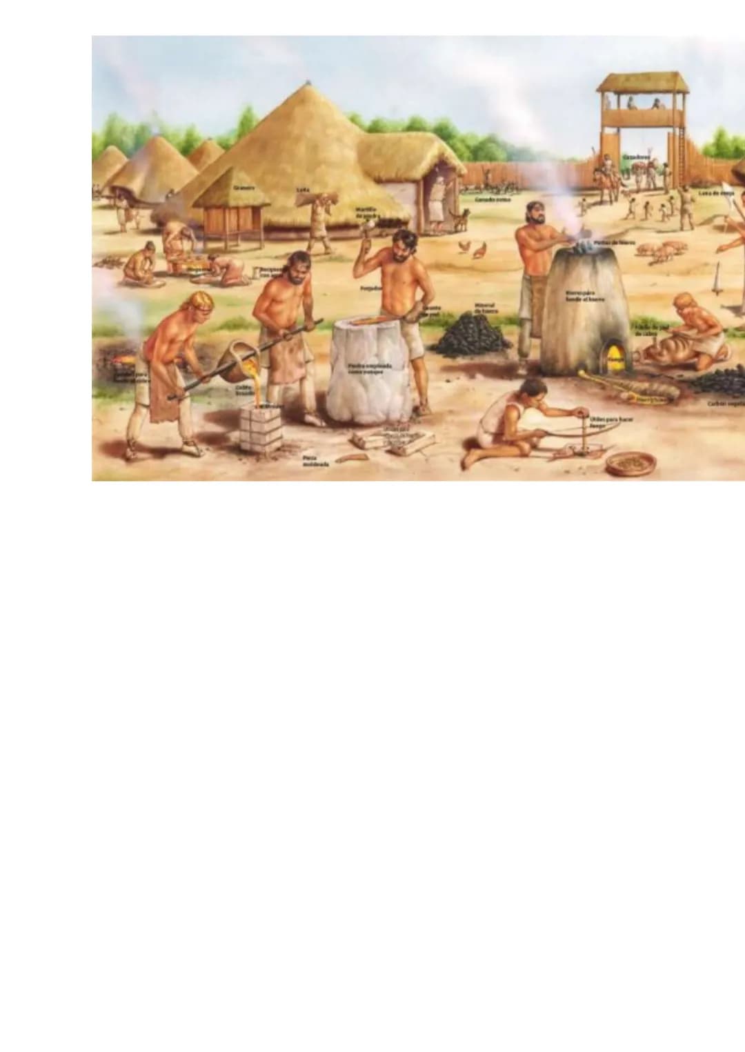 # La Edad de los Metales

La Edad de los Metales comenzó cuando se descubrió la metalurgia en
Oriente Próximo hacia el 4000 a. C.

La metalu