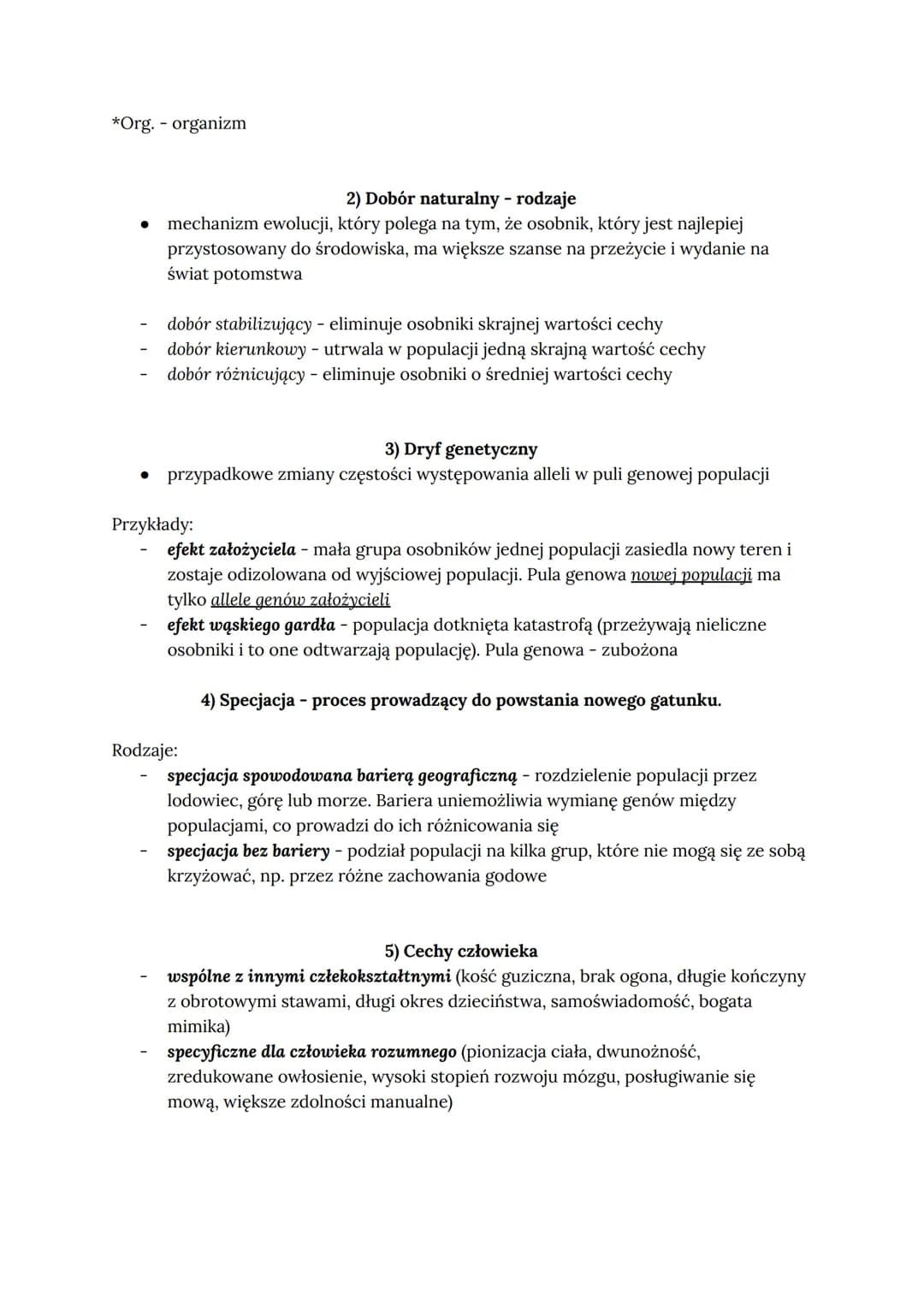Ewolucjonizm

Ewolucja biologiczna - proces stopniowych i nieodwracalnych zmian grup organizmów.

1) Dowody ewolucji:
- dowody bezpośrednie
